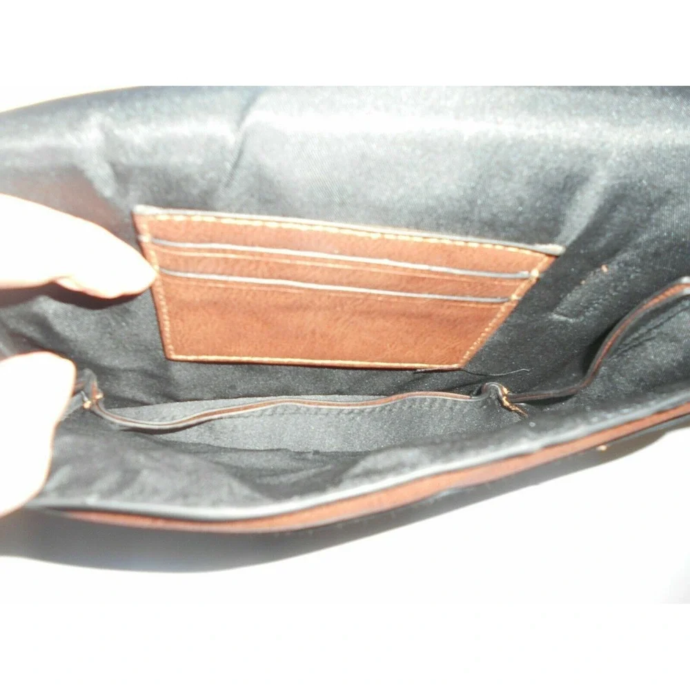 DKNY Cognac Brown  faux leather belt Bag fanny pack Small / S  nwt‎